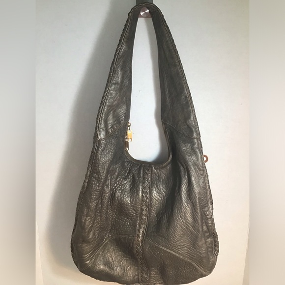 Alexis Hudson Designer Hobo  Slouch Leather Bag - Picture 2 of 8